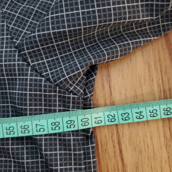 Callaway Opti Dry Golf Polo Shirt Men's Large Black Stretch Geometric Grid - Picture 2 of 5